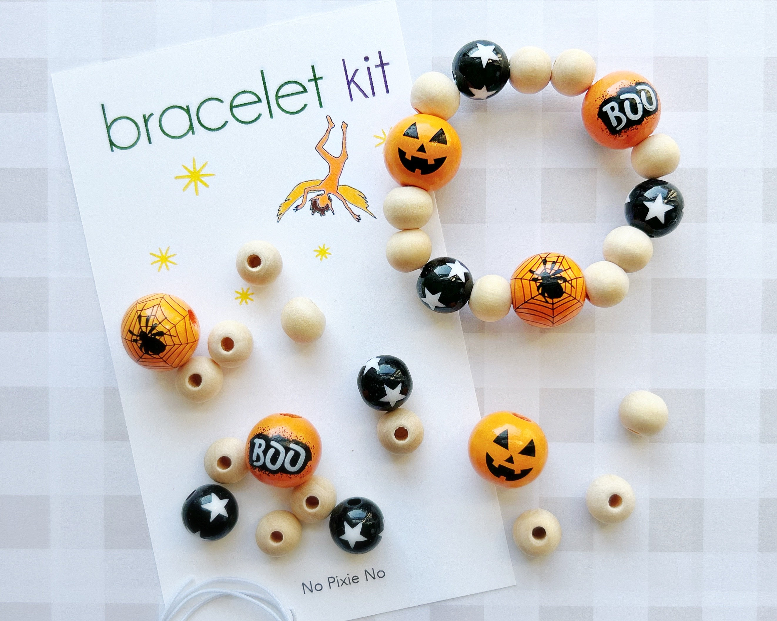 Cute Halloween bracelet kit Halloween party Favors DIY Bracelets for…