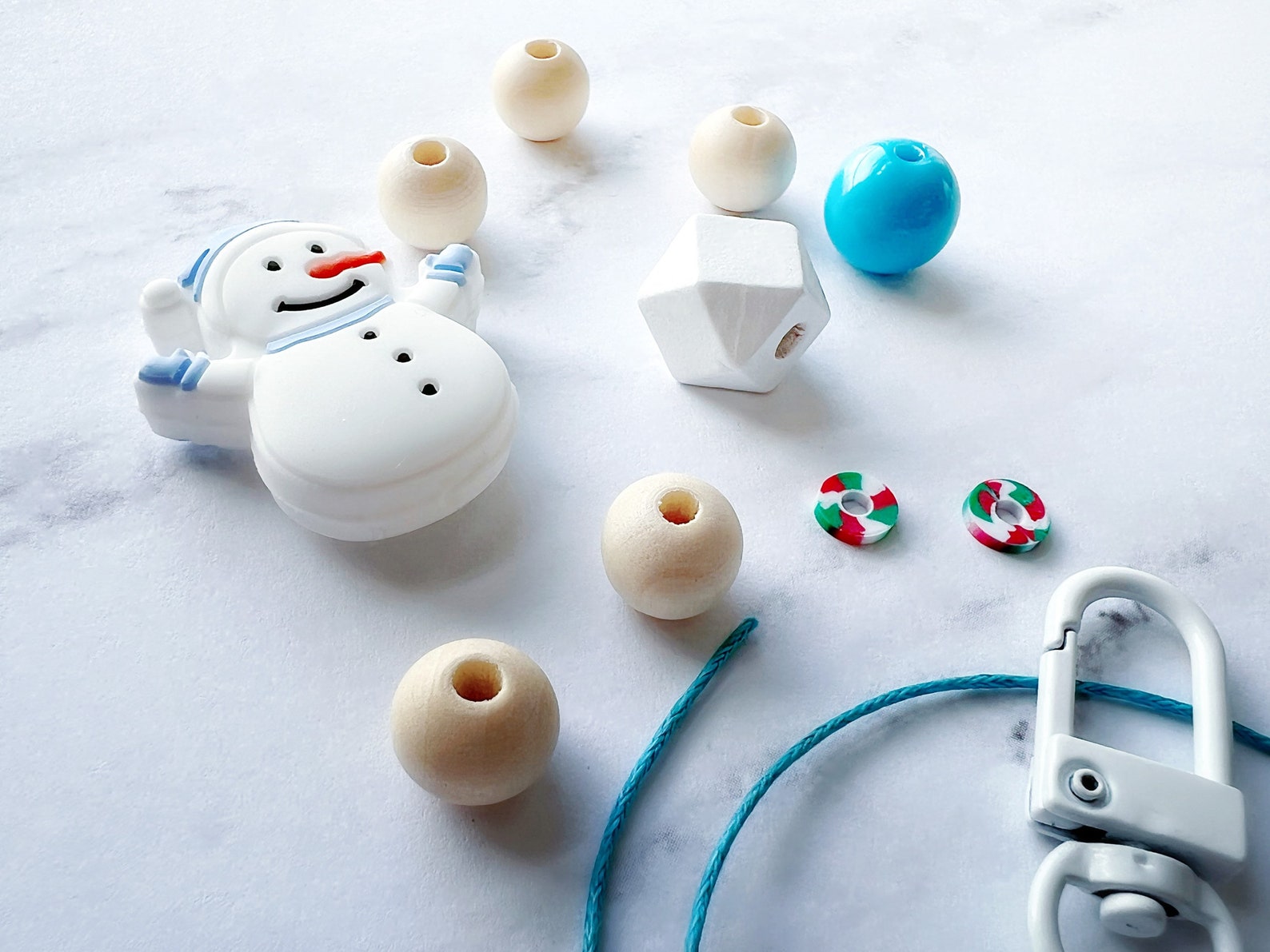 Snowman Keychain Kit Kids Christmas Party Favor Snowman Craft Stocking ...