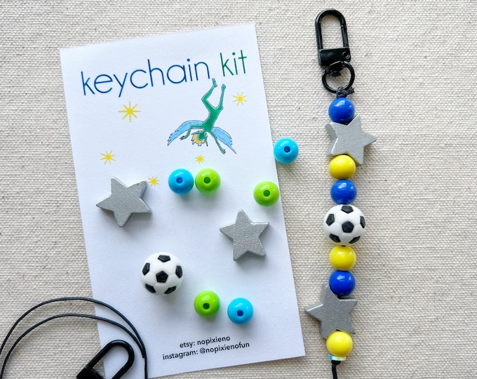 DIY Kit, Keychain Kit, Birthday Gift Idea, DIY Keychain Kit