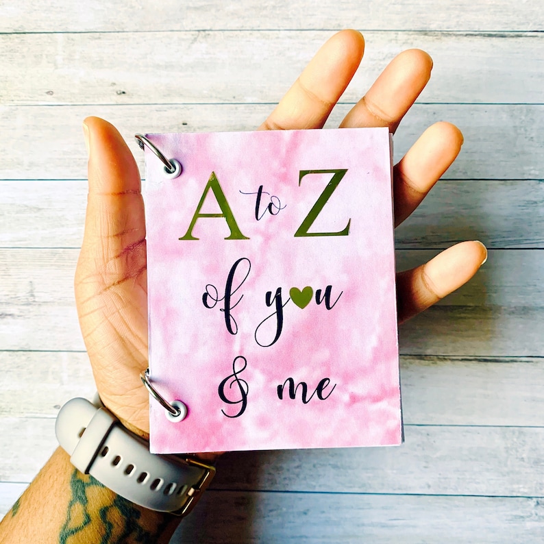 A to Z book Mini Album A to Z of You and Me Mini Photo image 0