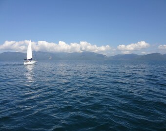 Sailing the day away in Brazil
