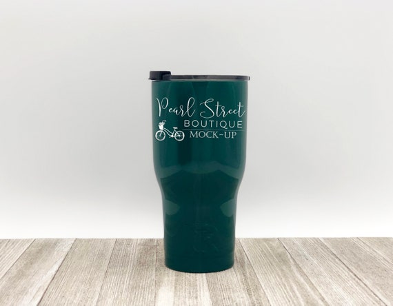 Download Free Forest Green Rtic Tumbler Mug Mockup Instant Download | (PSD) - Download Amazing for Happy ...