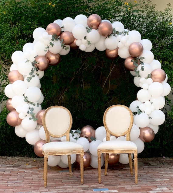 Wocadle Metal Arch Backdrop Stand Set of 2 Gold Curved Top Wedding Arch  Frames,6Ft & 8Ft Balloon Arched Backdrop Stand for Ceremony Birthday  Anniversary Bridal Baby Shower Floral Stand Decoration - Yahoo