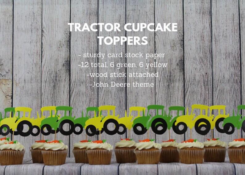 John Deere Baby Shower Decorations For Boy Farm Birthday Etsy