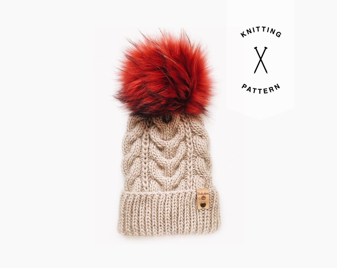 KNITTING PATTERN X Cable Beanie X the Chainclaw Beanie - Etsy