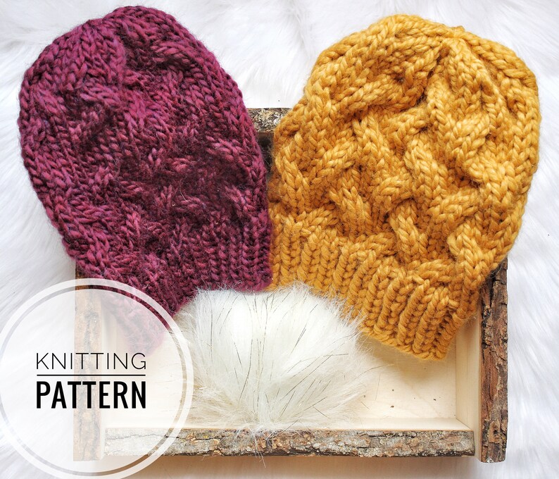 Knitting Pattern X Knupfarbeit Beanie Knitting Pattern X Knupfarbeit Beanie