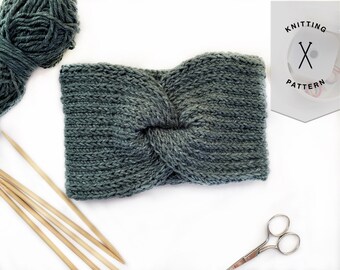 KNITTING PATTERN x Twist Headband x The Nova Headband