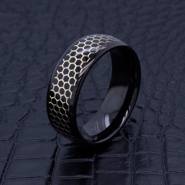 Honeycomb Ring - Etsy