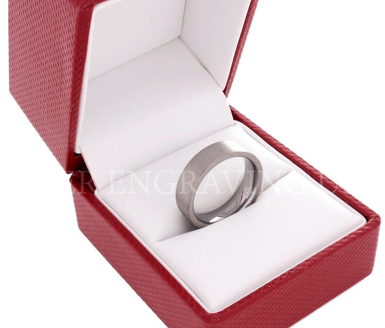 Tungsten Wedding Ring Tungsten Ring Silver 6MM Wedding Band Men Tungsten Ring Women Tungsten Ring Custom Personalized Free Laser Engraving