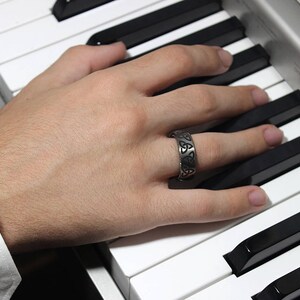 Tungsten Wedding Ring Tungsten Ring Celtic Design 8MM Men Women Wedding Band Anniversary Engagement Promise Ring Custom Celtic Irish Ring