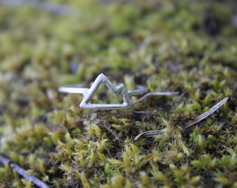 Mountain Mover Sterling Silver Stacking Ring