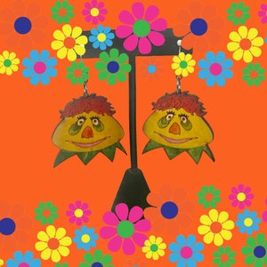 Awesome Handcrafted HR Pufntstuf Saturday Morning Cartoon Earrings