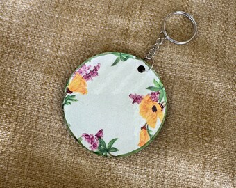 Beautiful Franciscan Pottery Dinnerware Poppy Plate Keychain