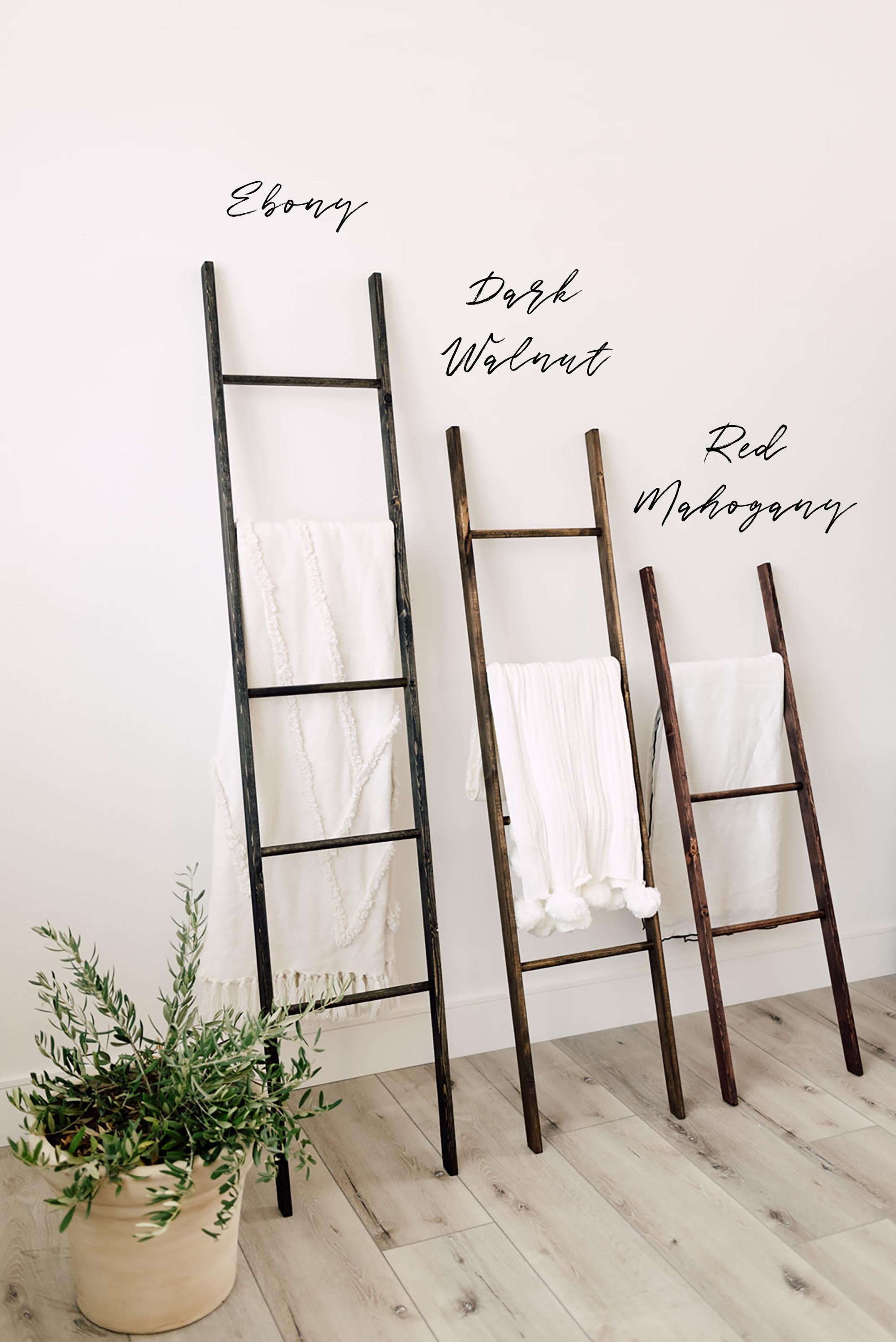 4 Foot Modern Blanket Ladder Blanket Ladder Towel Ladder Etsy