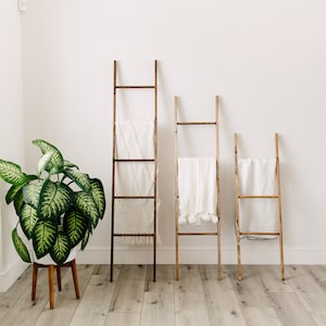 6 Foot Modern Blanket Ladder, Blanket Ladder, Towel Ladder, Decorative Ladder,  Wood Ladder, Gift For Her, Gift For Mom, Baby Shower Gift