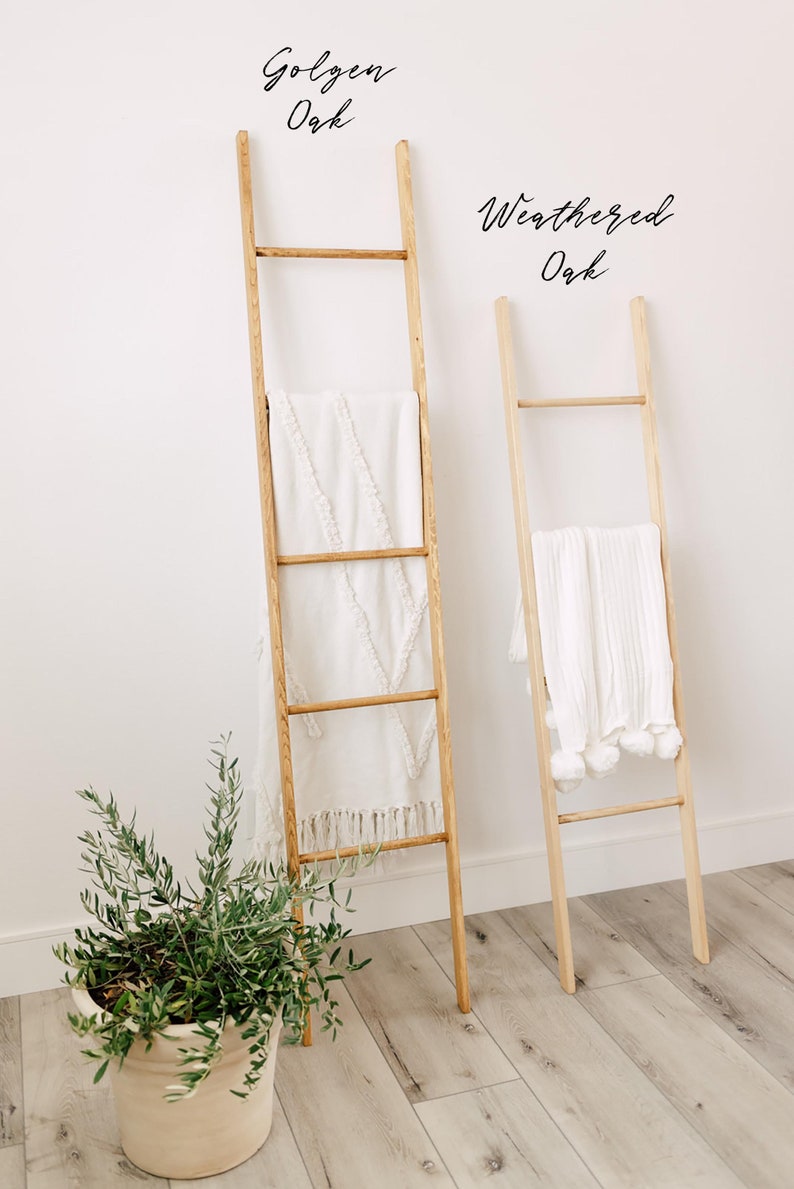 5 Foot Modern Blanket Ladder Blanket Ladder Towel Ladder Etsy