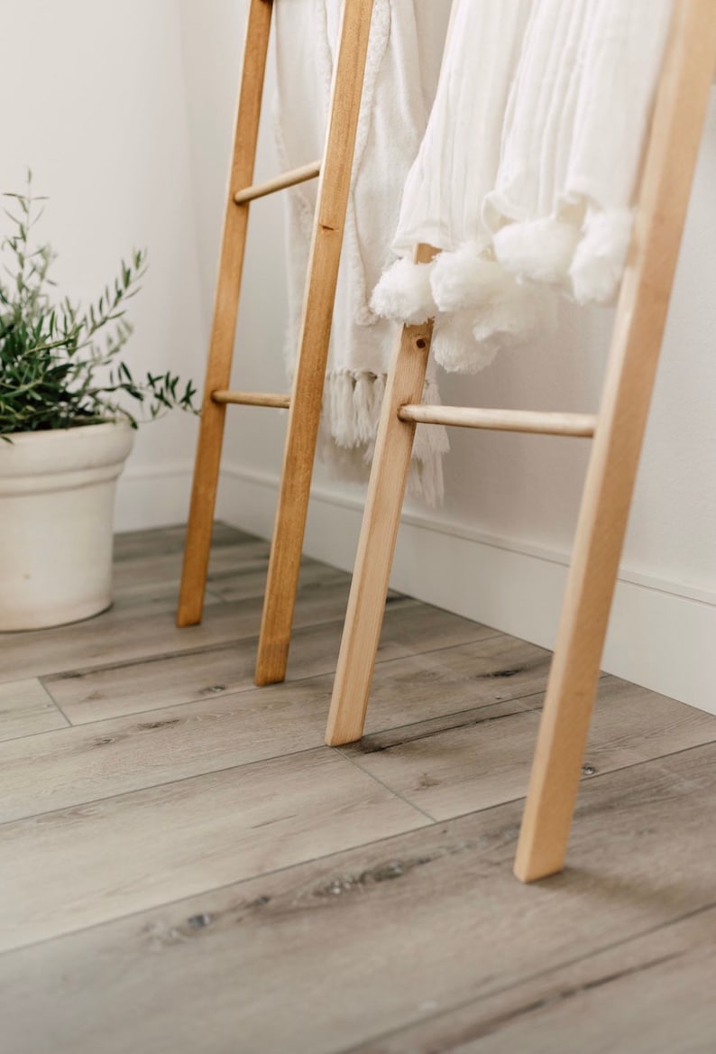 6 Foot Modern Blanket Ladder Blanket Ladder Towel Ladder Etsy UK