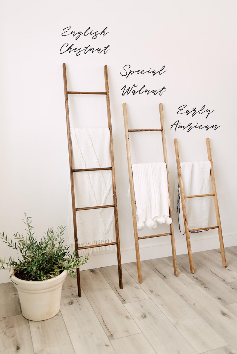5 Foot Modern Blanket Ladder Blanket Ladder Towel Ladder Etsy