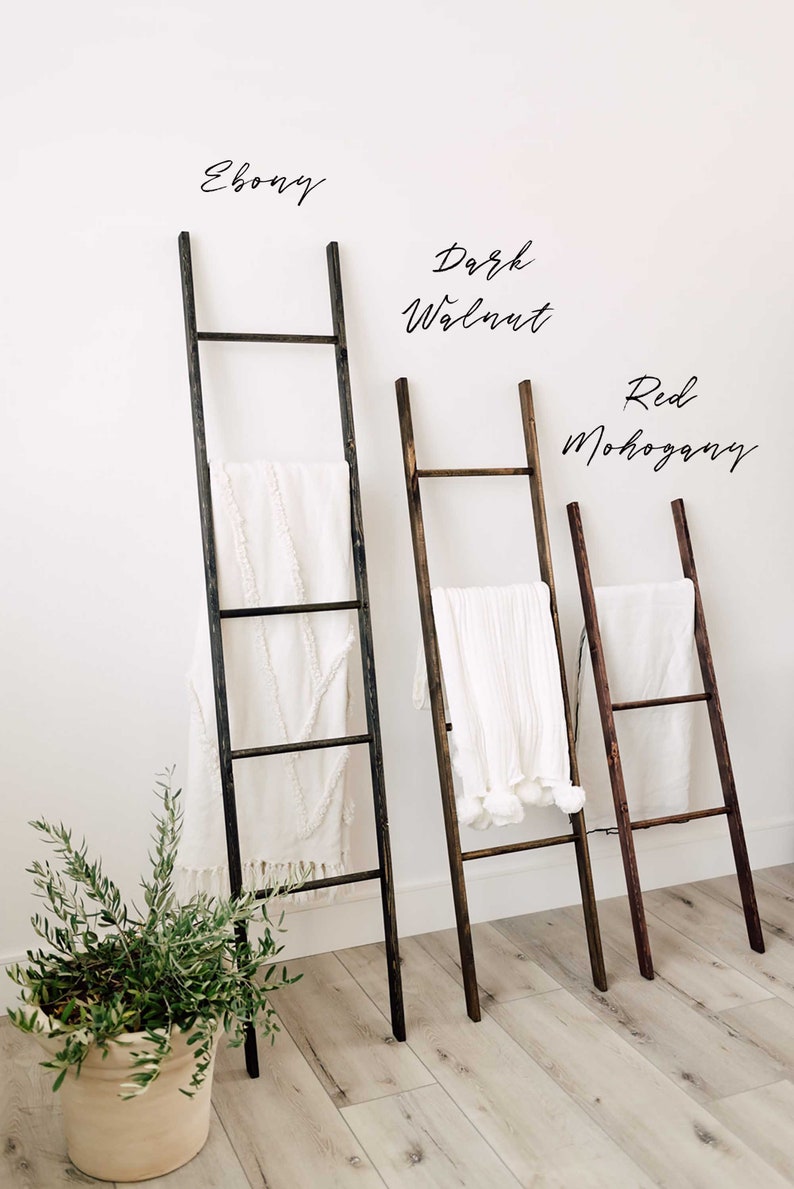 5 Foot Modern Blanket Ladder Blanket Ladder Towel Ladder Etsy