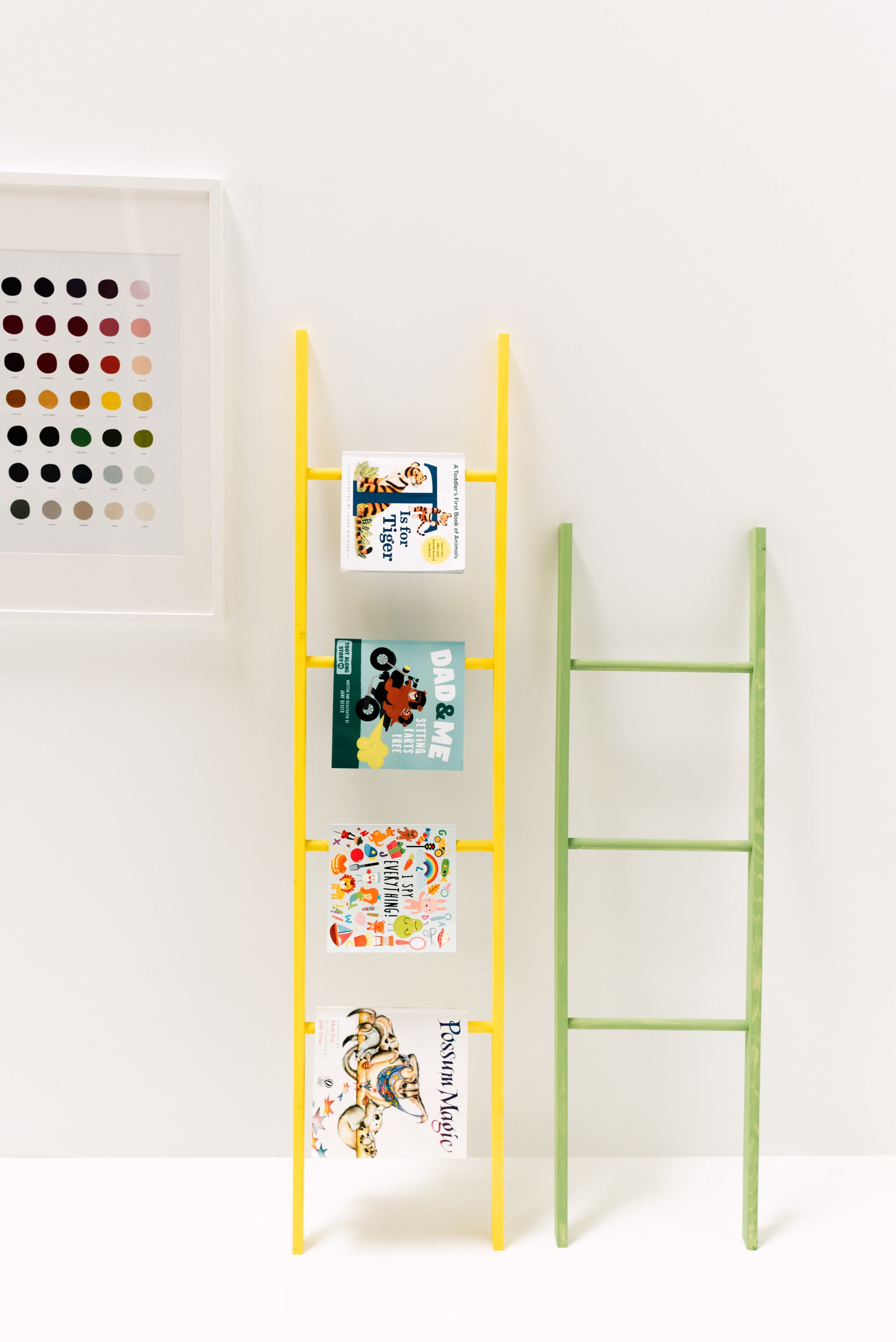 Buy 5 Foot Colorful Blanket Ladder, Modern Nursery & Kids Room