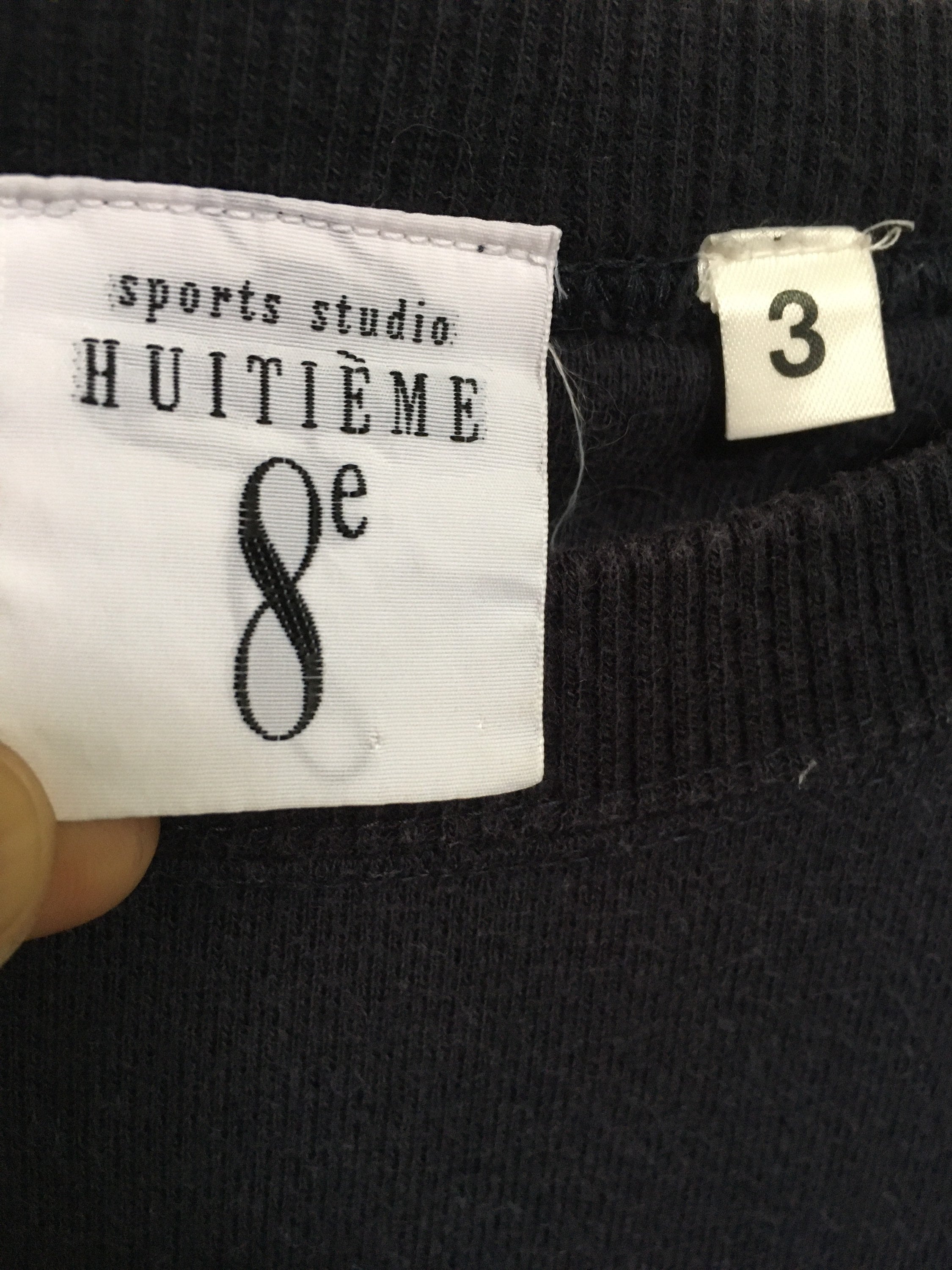 Rare! Sports Studio Huitieme 8e Made in Japan Big Logo