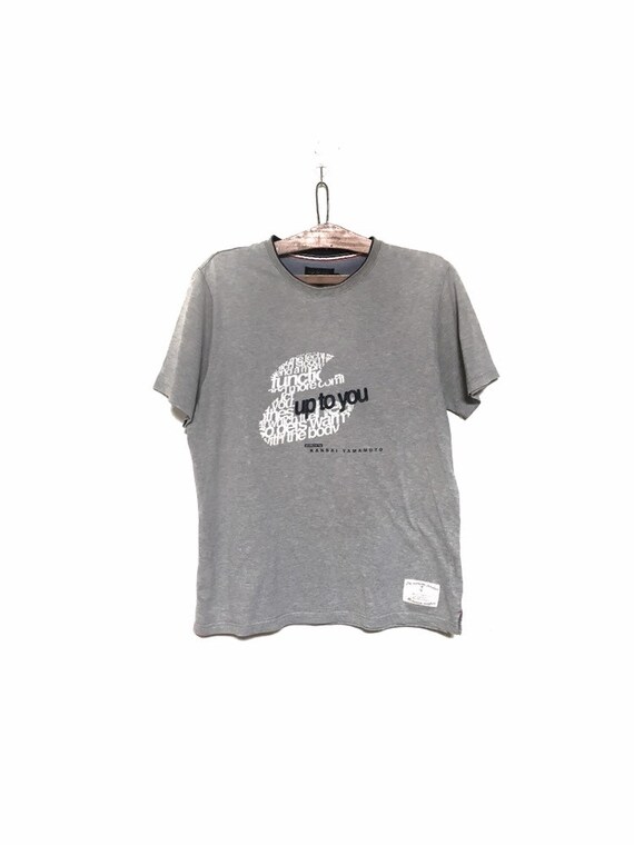 Rare Vintage Kansai Yamamoto Up To You Japan Big Logo Tee T Etsy Rare Vintage Kansai Yamamoto Up To You Japan Big Logo Tee T Etsy