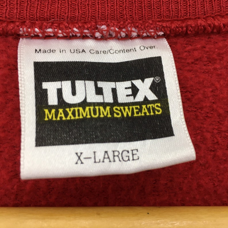 Rare Tultex 90s Big Logo Embroidery Spellout Vintage Crewneck - Etsy