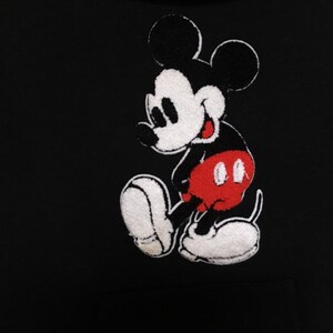 Sällsynt! Musse Pigg Disney Stor Logo Tröja Hoodies / Minnie Pigg Musse Pigg / Storlek Medium bild 3