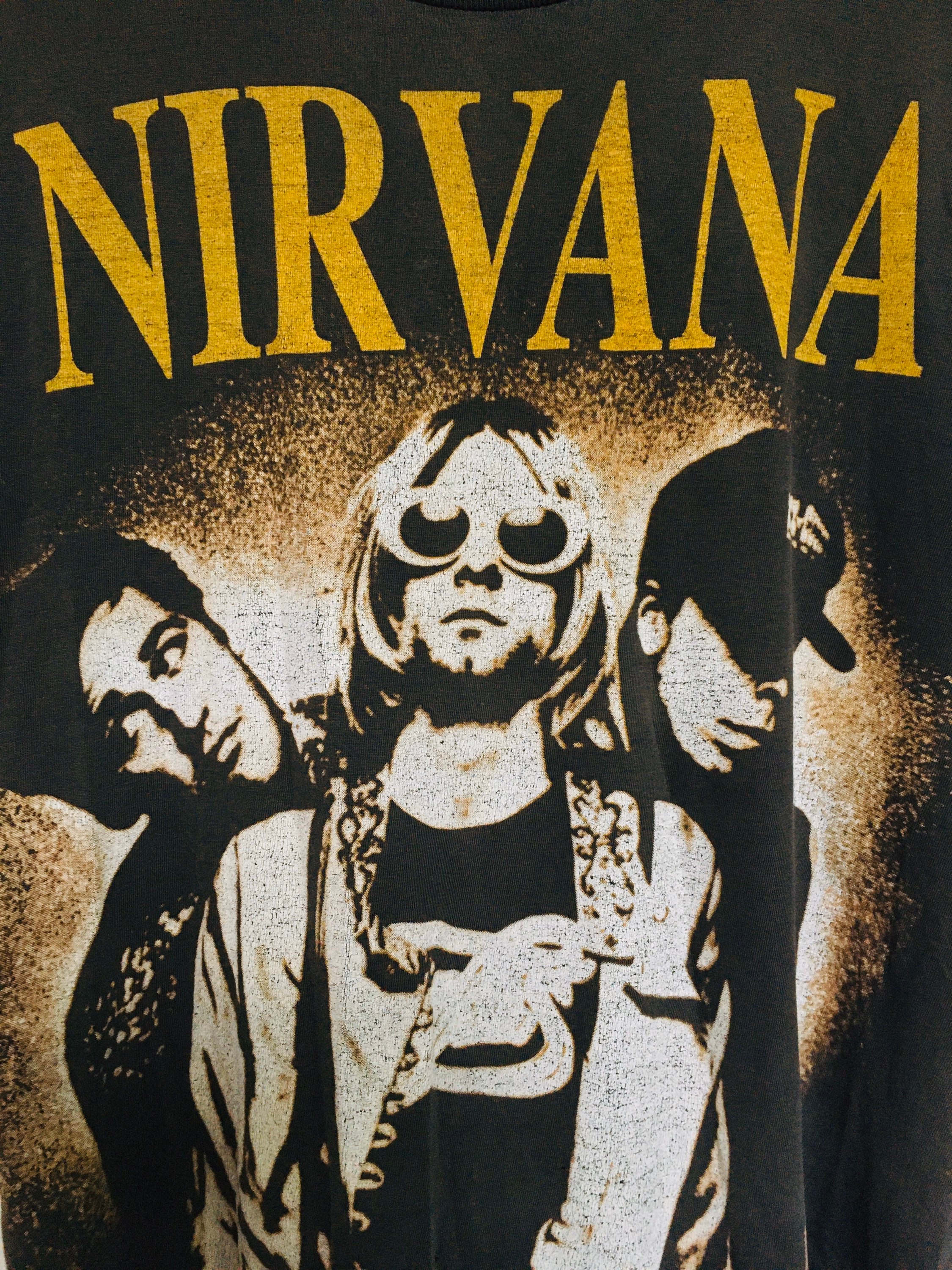 Rare! 90s Nirvana Vintage Kurt Cobain Grunge Rock Band Tee Rare! 90s Nirvana Vintage Kurt Cobain Grunge Rock Band Tee