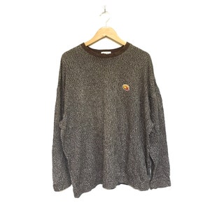 Rare! Royalpalm Small Logo Embroidery Crewneck Sweatshirt Jumper Longsleeve Pullover Spellout 90s Vintage / Size XXLarge