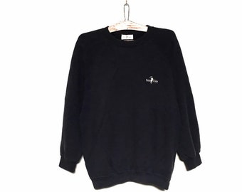 Rare! Polo Club Small Logo Embroidery Polo Ralph Lauren Vintage Crewneck Sweatshirt Jumper Fashion / Size Medium