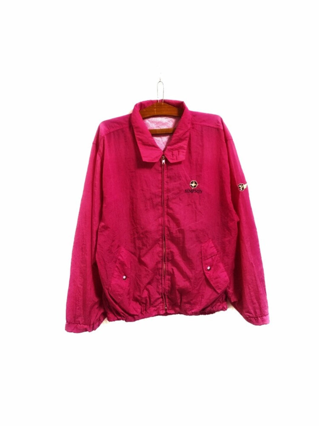 Rare!! Vintage Simpson Sports Casual Nice Colour Small Logo Rare!! Vintage Simpson Sports Casual Nice Colour Small Logo
