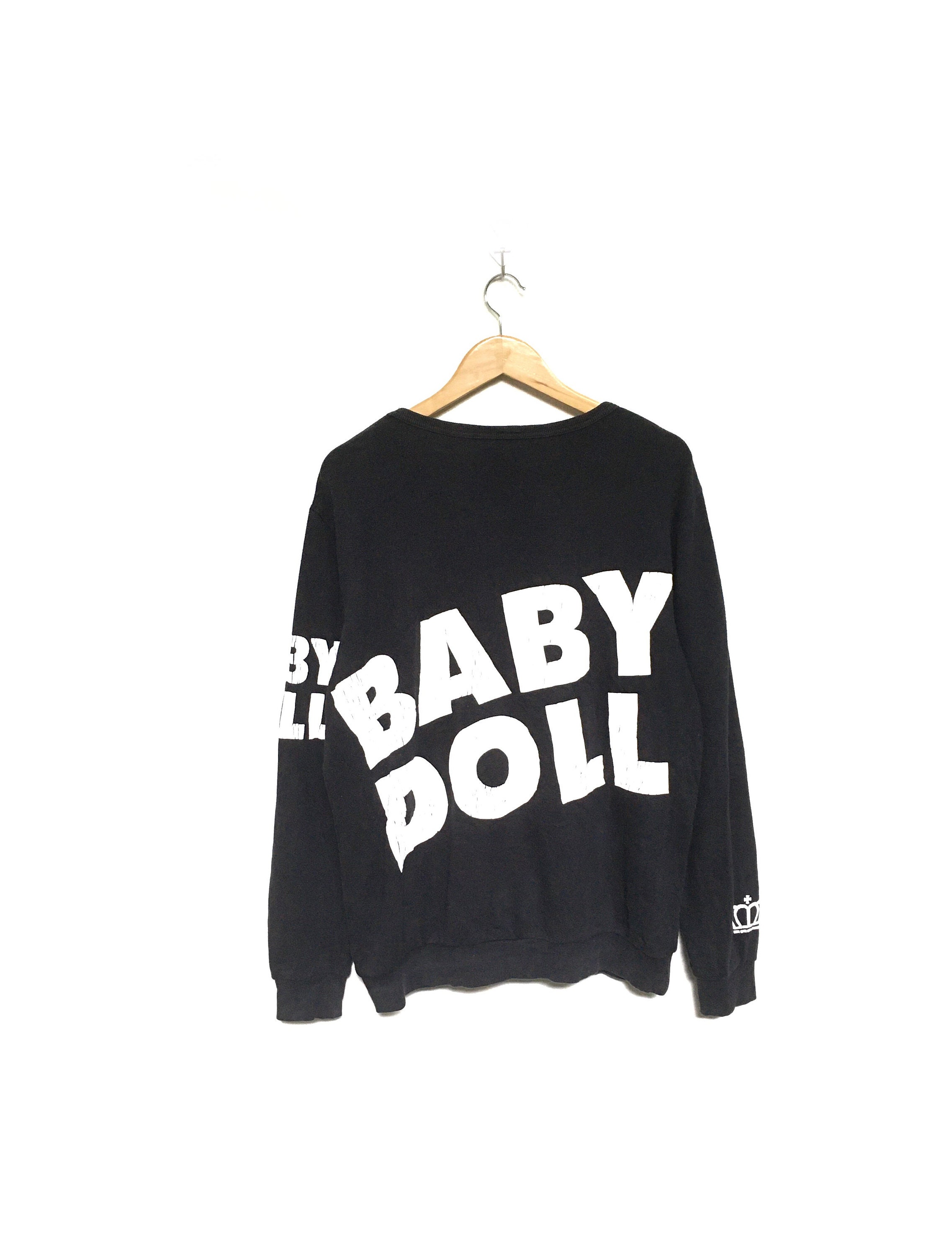 Rare! Baby Doll Big Logo Embroidery Crewneck Sweatshirt Jumper Pullover  Spellout Vintage 90s Baby / Size Large - Etsy