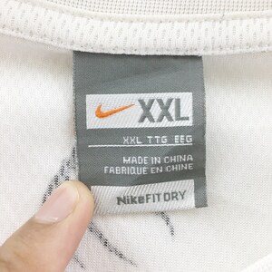 Sällsynt! Nike Basketball Swoosh Jersey T-shirt Runneck Streetwear Sportswear / Storlek XXL bild 7