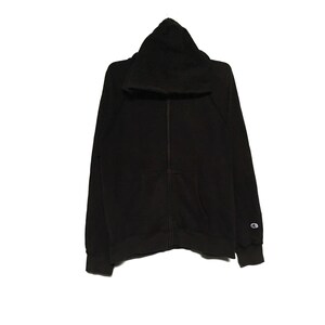 Sudadera con capucha y cuello redondo con bordado de logo pequeño de Champion, estilo vintage de los años 90, para uso urbano, deportivo y de diseñador de moda, talla grande.