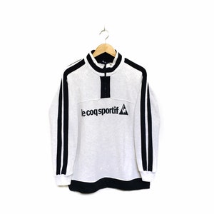 Vintage Le Coq Sportif Half Zip Pullover Sweatshirt/size L