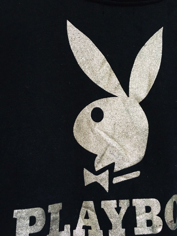 Rare! Playboy Big Logo Crewneck Sweatshirt Jumper… - image 5