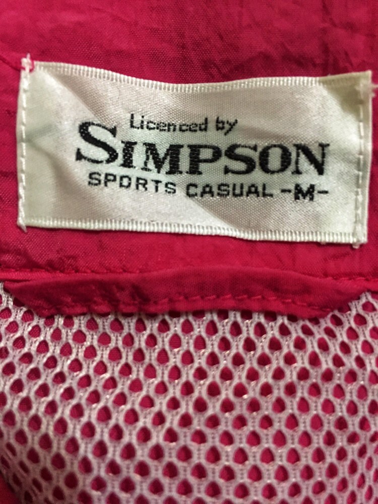Rare!! Vintage Simpson Sports Casual Nice Colour Small Logo Rare!! Vintage Simpson Sports Casual Nice Colour Small Logo