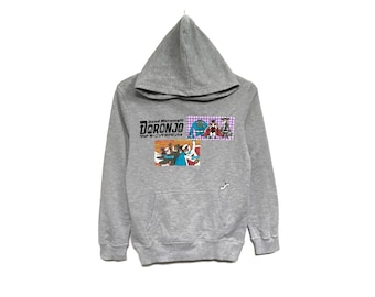 Rzadkie! Dzień dobry Doronjo, japońska kreskówka anime, bluzy z kapturem w stylu vintage, sweter, kurtka w stylu japońskim, moda / rozmiar średni