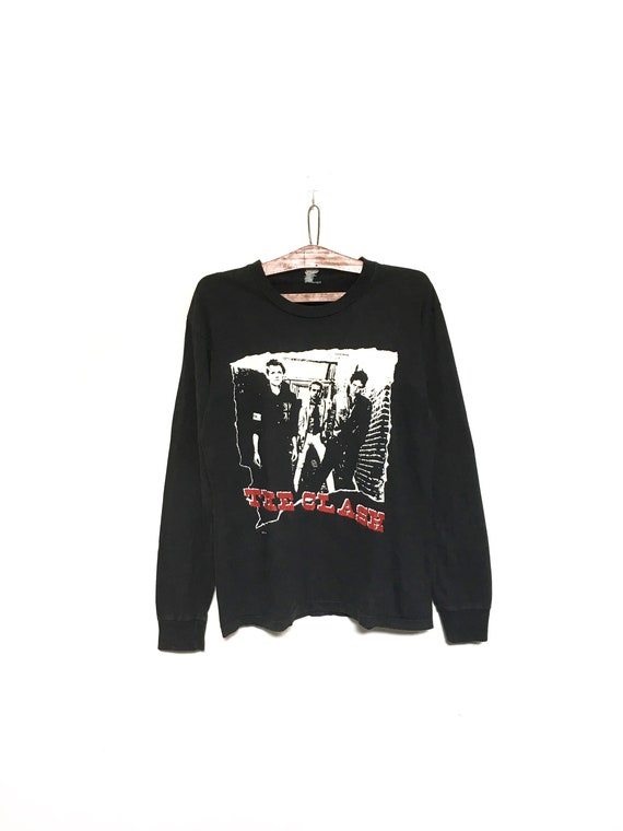 新品本物 Rare! the Clash Punk Rock Tee Band Tee Tour Tee Uk Band ミュージシャン