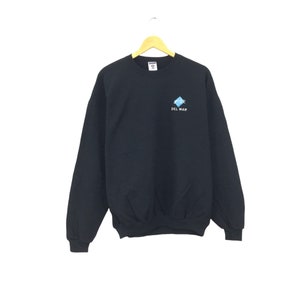 May include: Black sweatshirt with a blue and white logo that says "Del Mar" on the front.