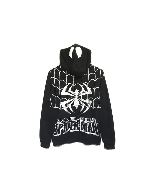 Rare Spider Man Spider Sense Universal Studios Japan Movie Big Logo Hoodies Sweatshirt Pullover Spellout Spider Man Vintage Size Medium Etsy