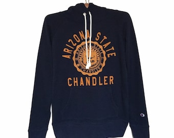 90er Jahre Champion Produkte Women's Arizona Big Logo Sweatshirt Hoodies / Streetwear/Sportbekleidung/Größe Medium