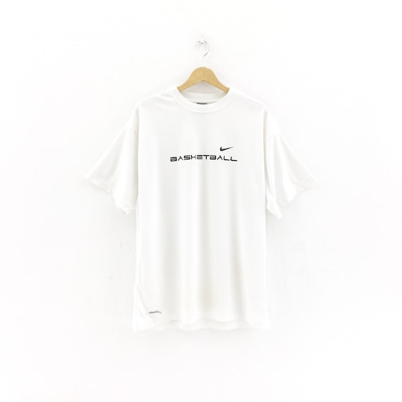Rare! Nike Basketball Swoosh Jersey Tee T Shirt Crewneck Streetwear Sportswear / Size XXLarge