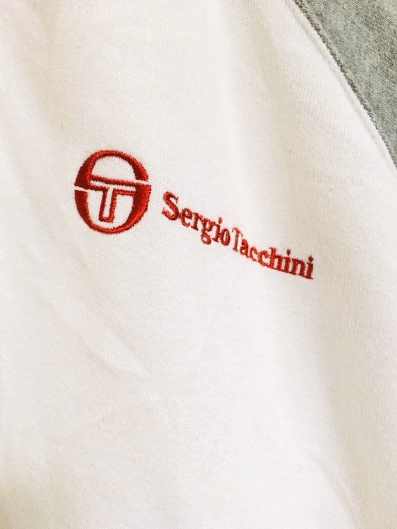 Rare! Sergio Tacchini Styled In Italy Half Zip Sm… - image 4