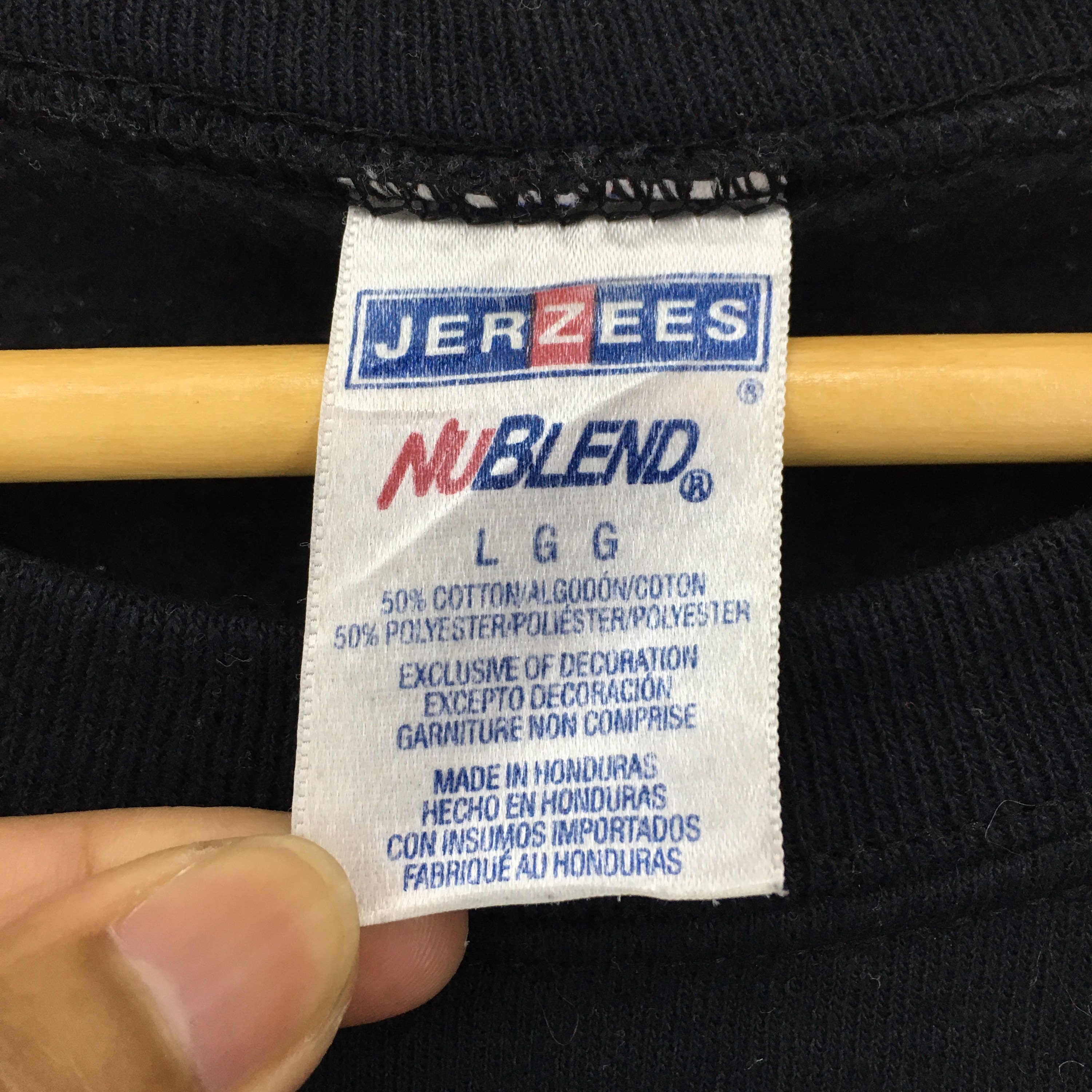 Rare! Eastern Washington Jerzees Tag Vintage 90s Big Logo Rare! Eastern Washington Jerzees Tag Vintage 90s Big Logo
