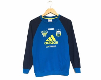 Rares ! Adidas Game Controller Outswing gros logo sweat ras du cou pull pull Spellout style vintage vêtements de sport à la mode / taille moyenne