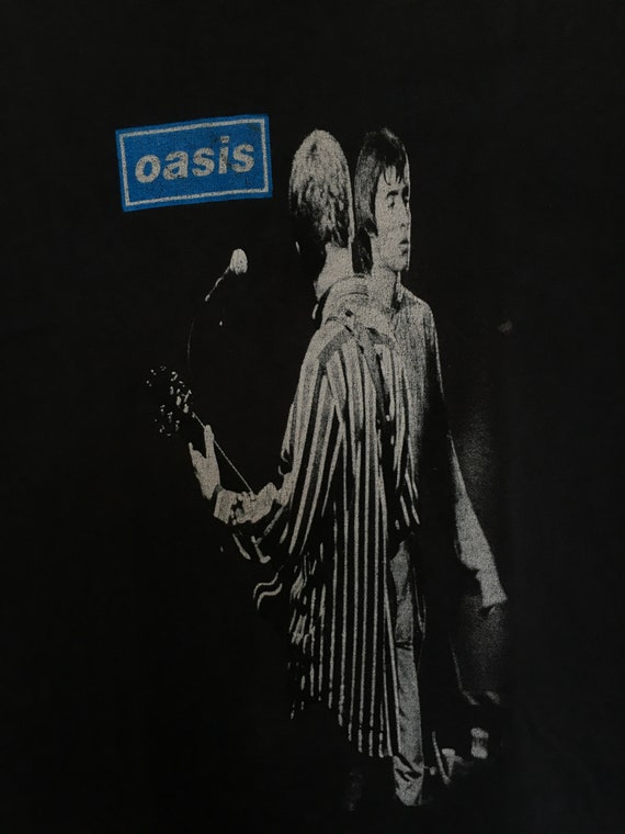Rare! Oasis Band Tees Vintage 90s Britpop Britroc… - image 4