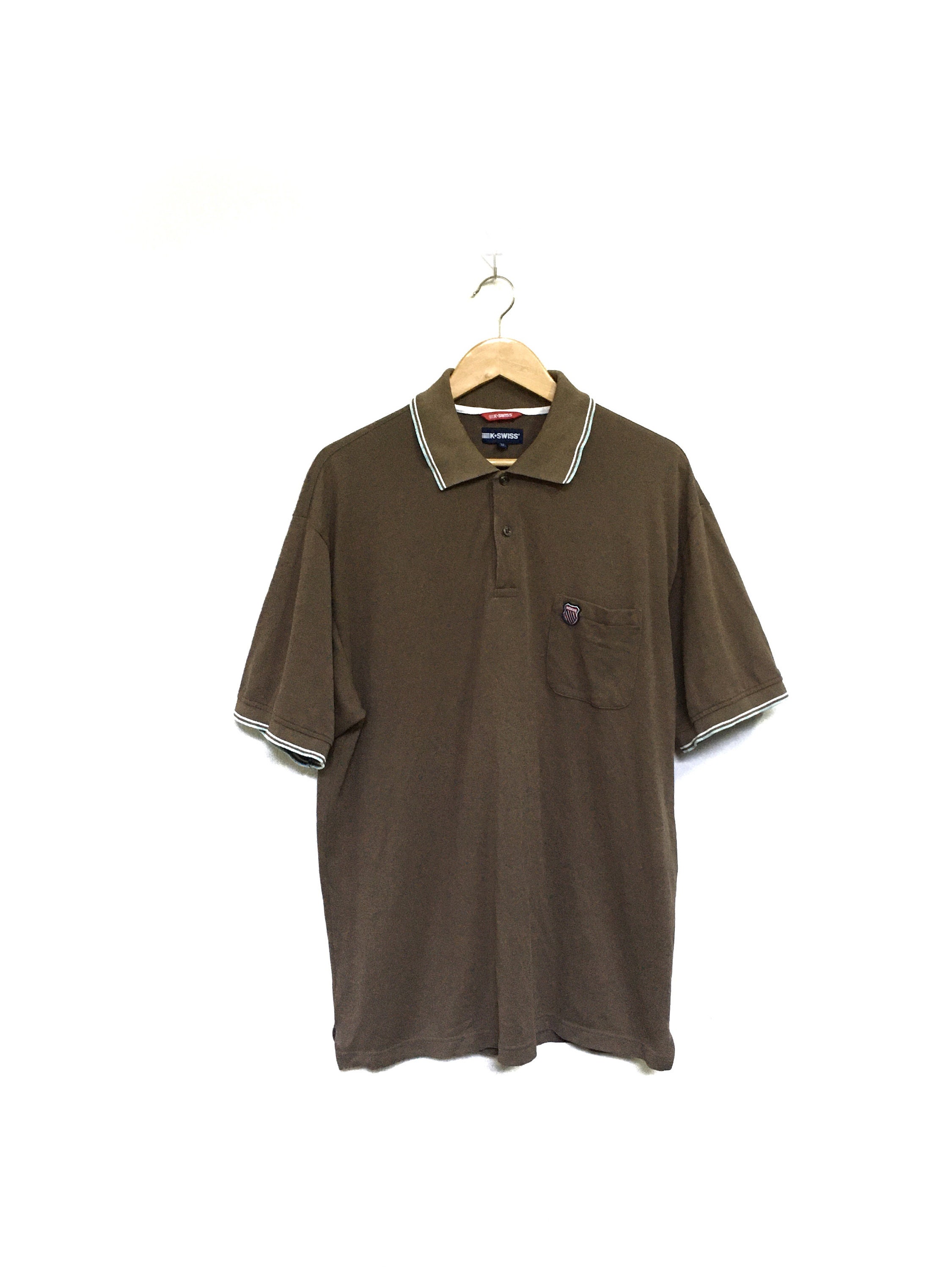 Polo K swiss シャツ 92 93 ラルフローレン ビンテージ Polo K Swiss - Etsy