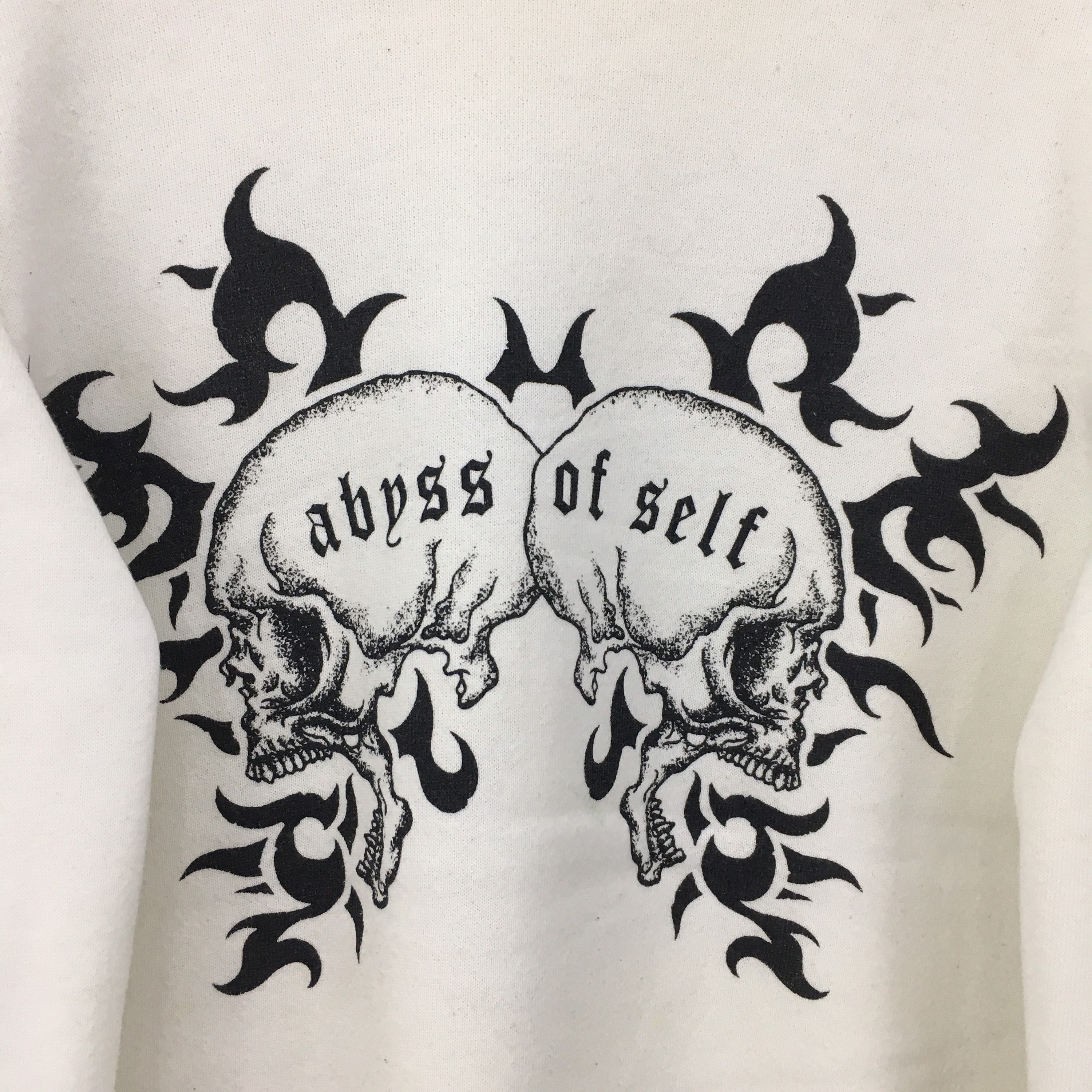 Rare! Death Low Abyss of Self Skull Made in USA Big Logo Spellout  